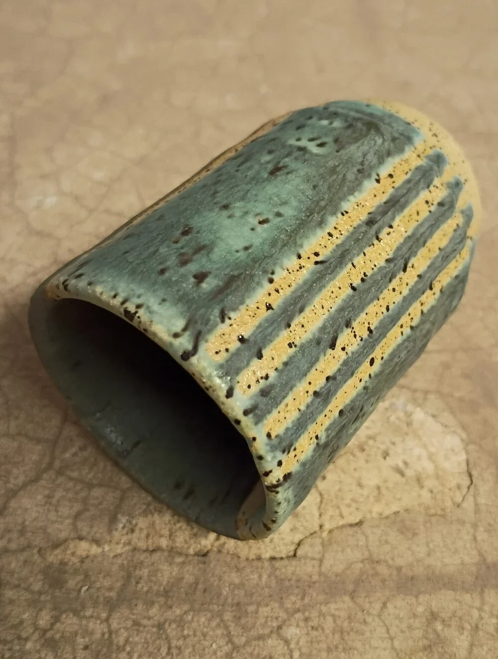 Small Handmade Ceramic Wine Or Whiskey Cup
